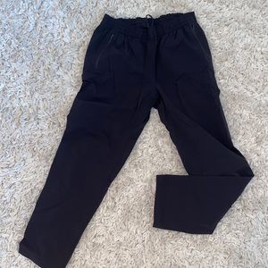 Outdoor voices stretch crepe track pants.